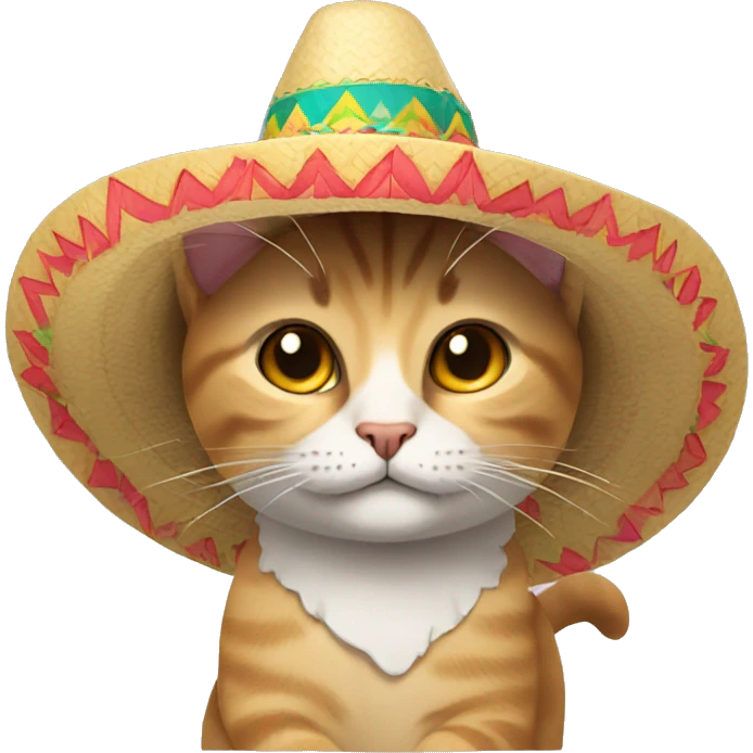 cat wearing a sombrero  emoji
