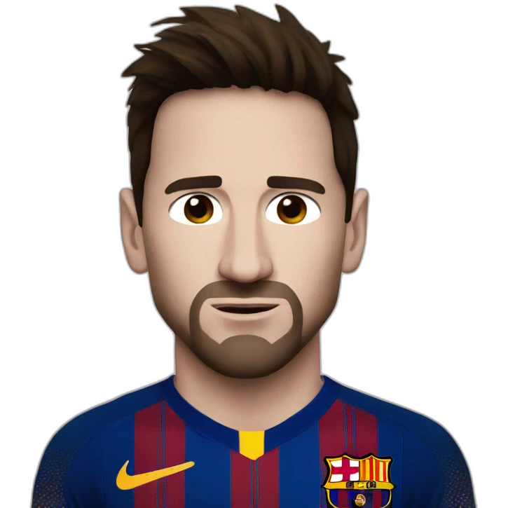 messi without eyes emoji