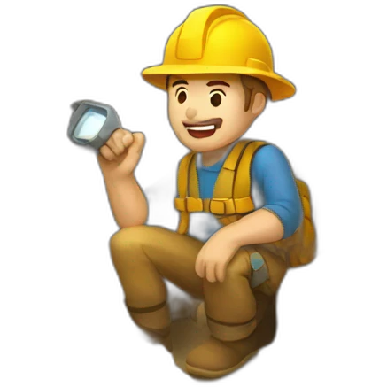 gold mining cave emoji