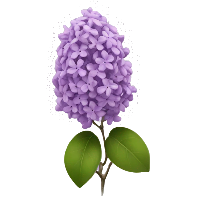 a flower of lilac emoji