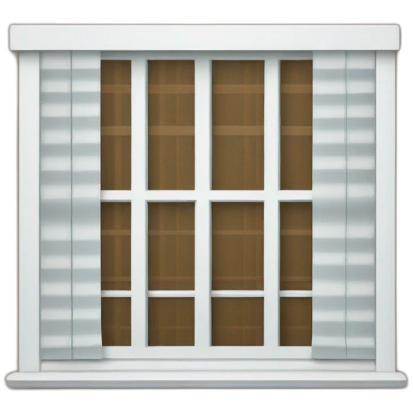 window with blinds emoji