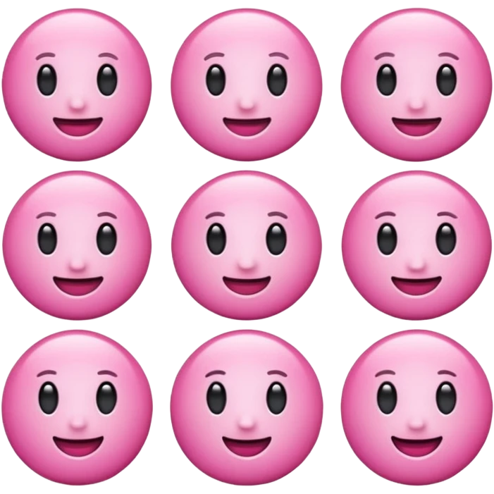 Emoji pink emoji