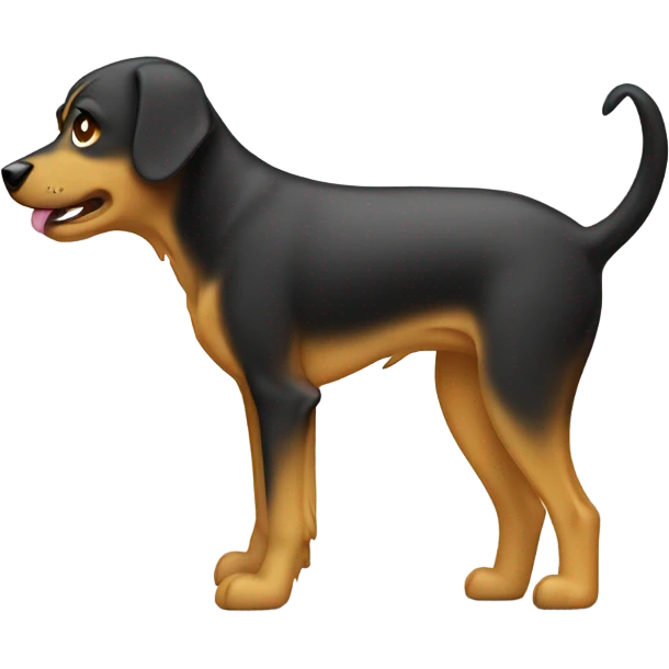 Dog peeing emoji