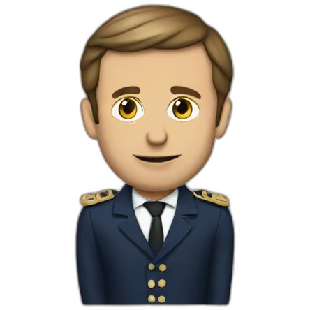 Macron de france emoji