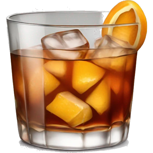 old fashioned cocktail  emoji