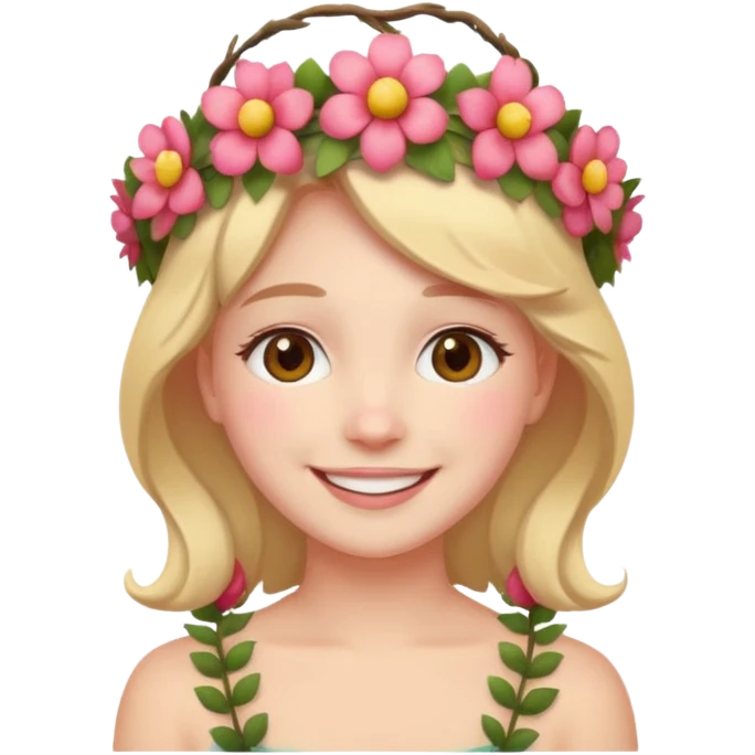 flower-bearing person emoji