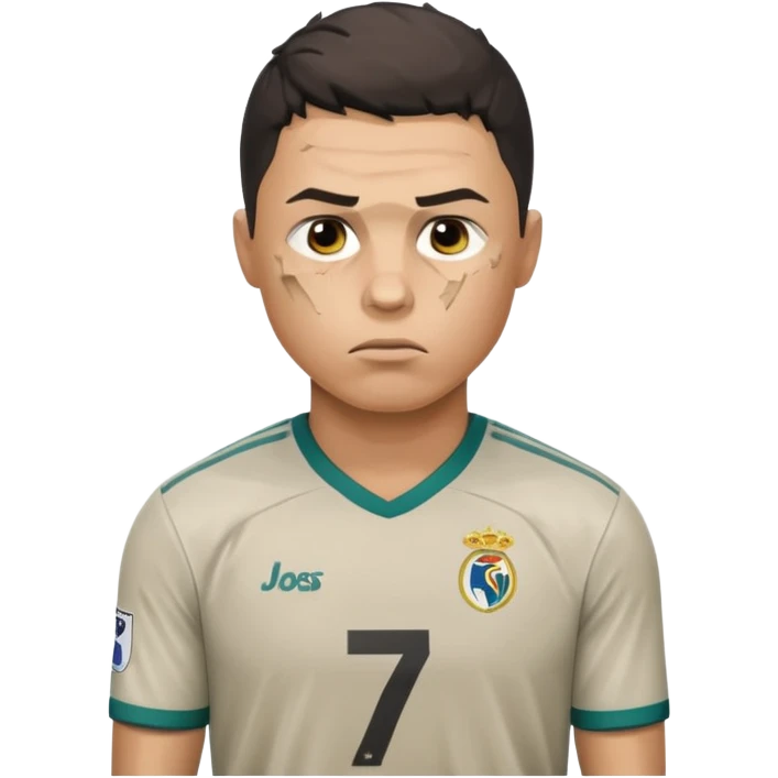 Ronaldo is poor emoji