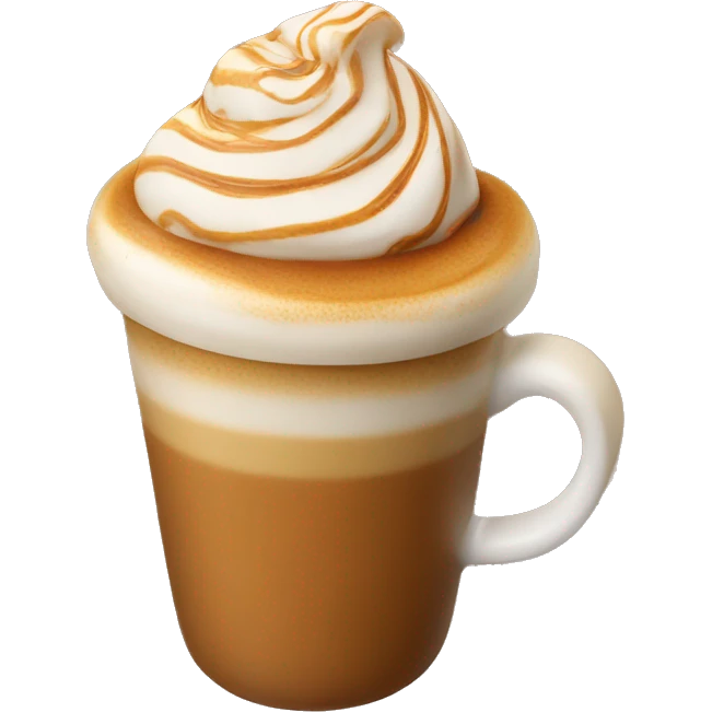 Caramel latte  emoji