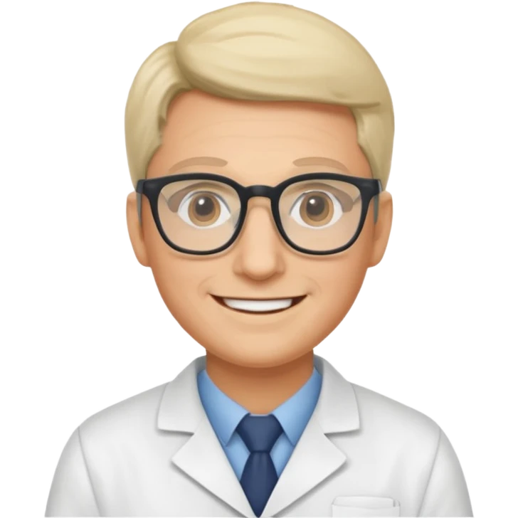 gözlüklü bilim insanı emoji