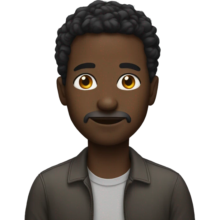 black man emoji