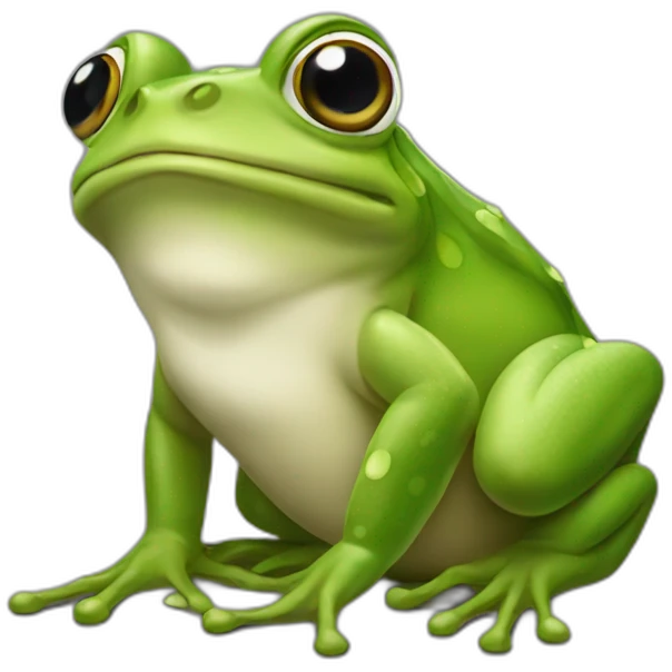 Frog kleopatra emoji