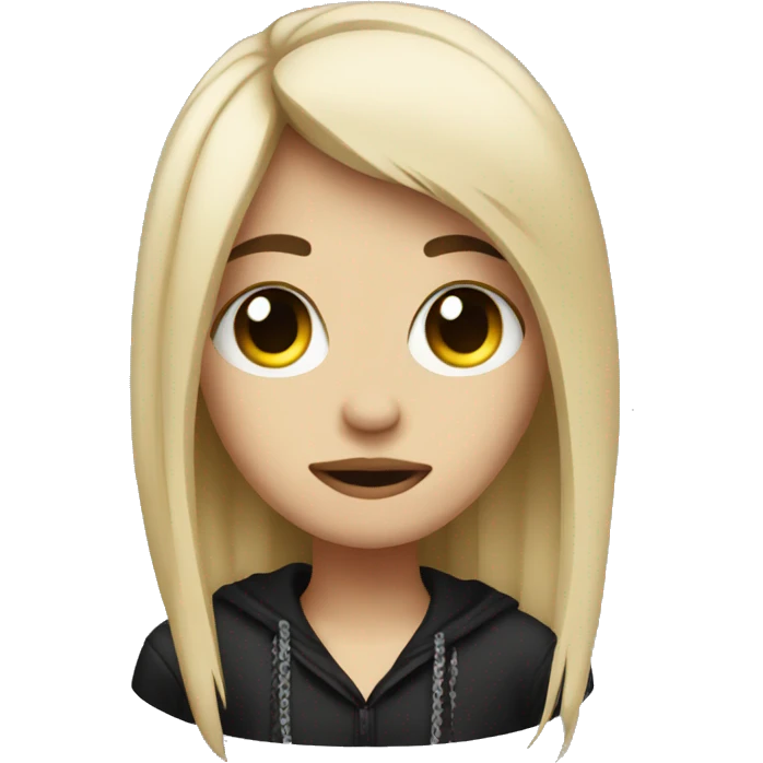 emo girl emoji