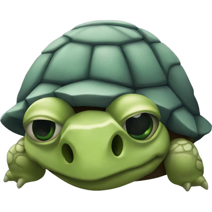 una tortuga triste emoji