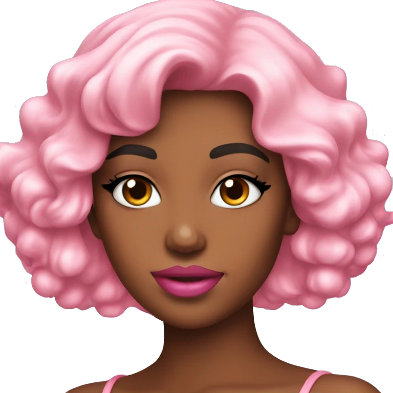 Pink lip gloss emoji