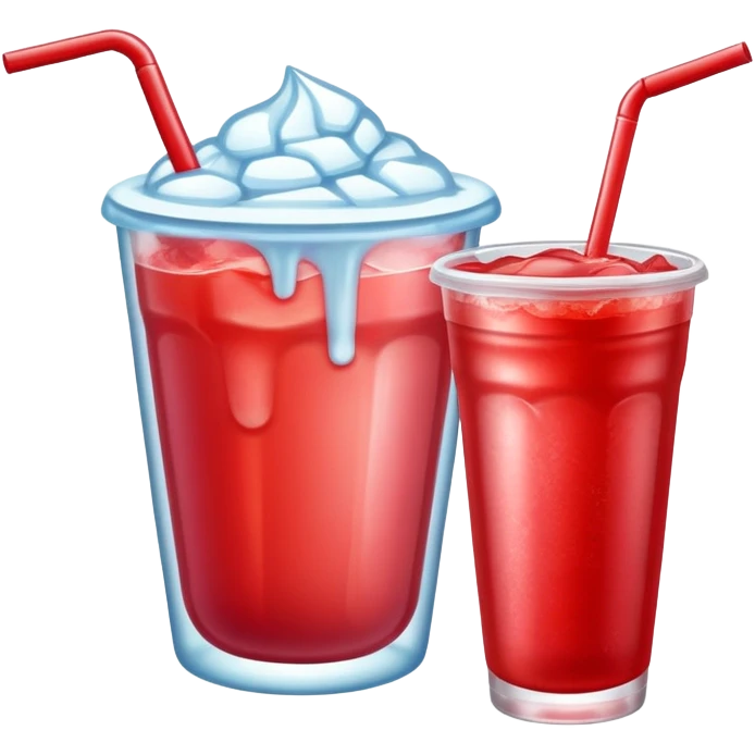 Red slushy emoji