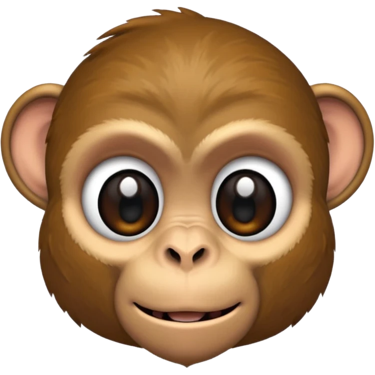 monkey with a black eye from a punch emoji