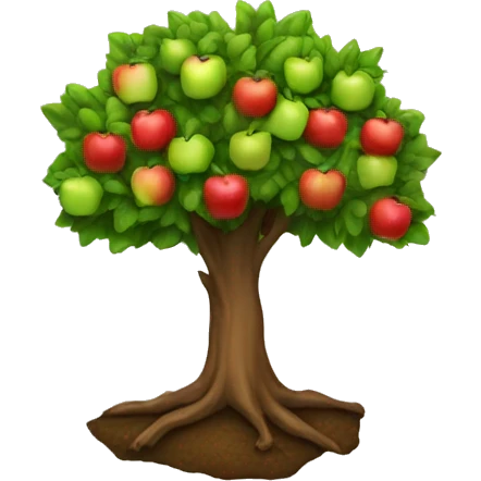 I want an apple tree for the presentation emoji