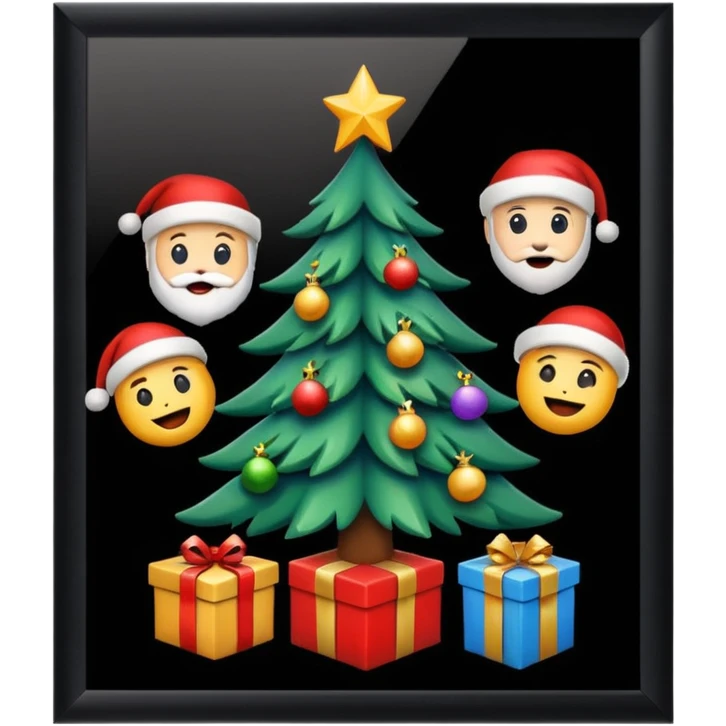 Barna karácsonyi iphone emojik emoji