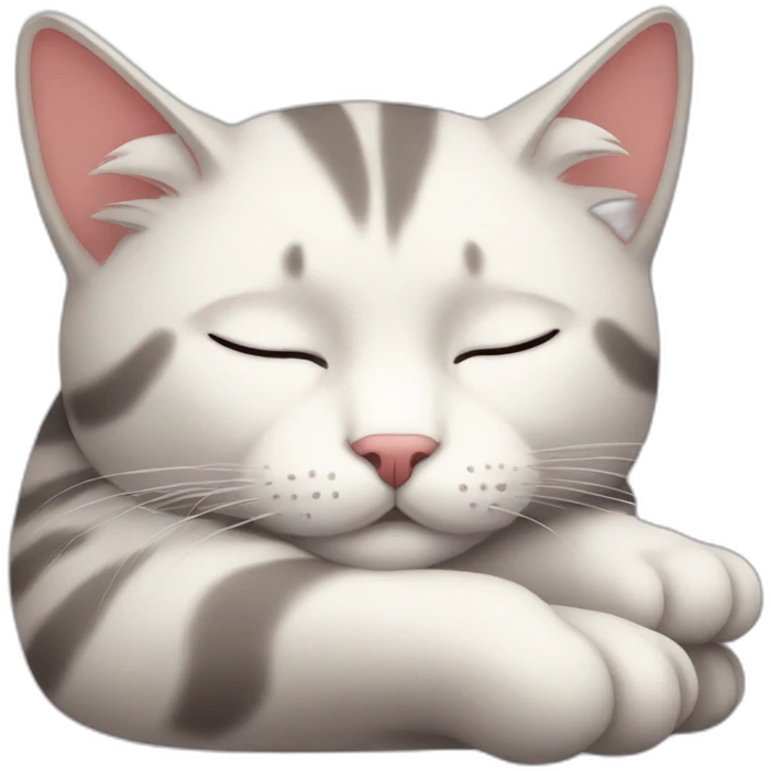 sleeping cat emoji