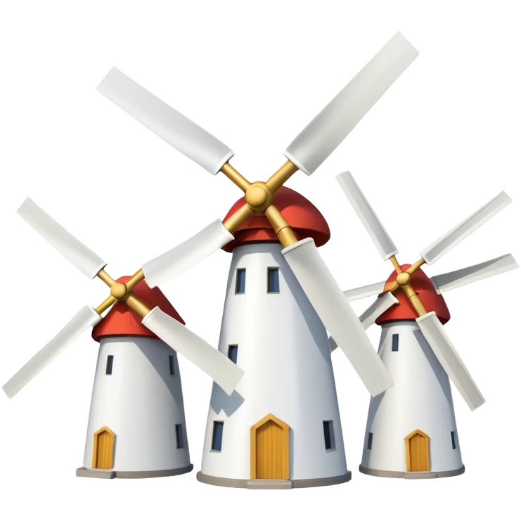 big windmills  emoji