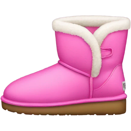 Pink uggs emoji