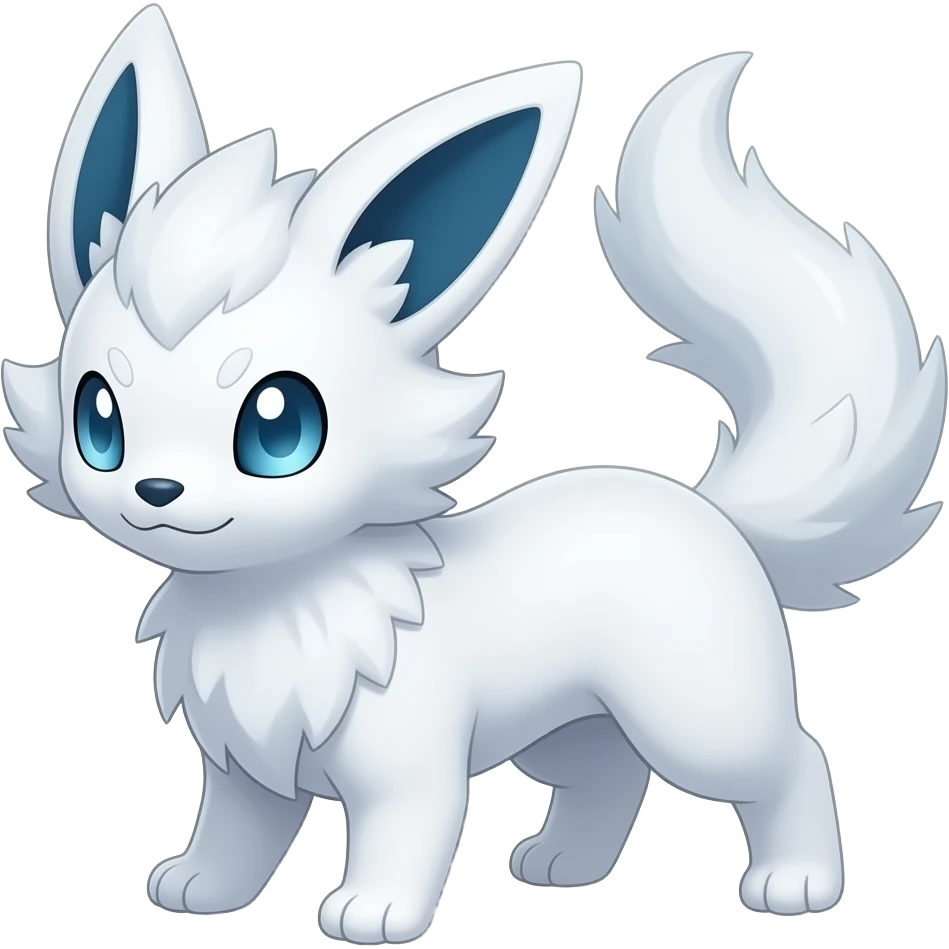 Shiny melanistic furry pastel white bright Meloetta-Giratina-Noibat-Pokémon-Fakémon-fusion-hybrid-creature emoji