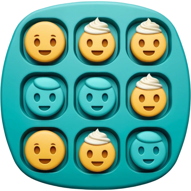 Silicone cake mold emoji