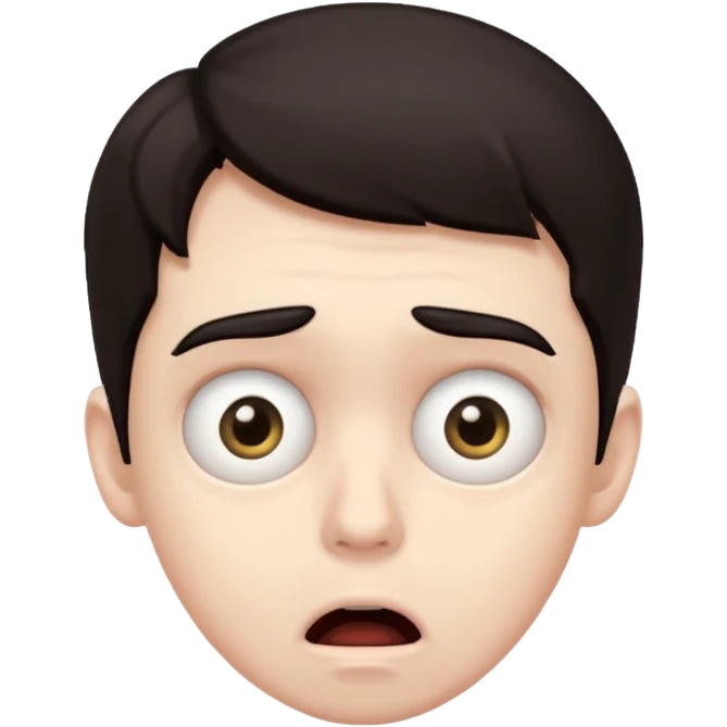 shocked male emoji