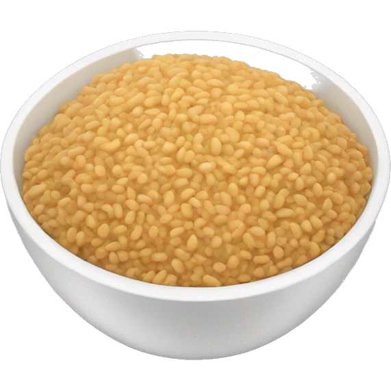 bowl of sesame emoji