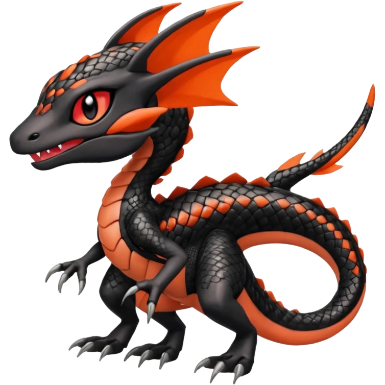 Meloetta-Guilmom-Salandit-Trico-Pokémon-Digimon-Fakémon-fusion-hybrid-creature emoji