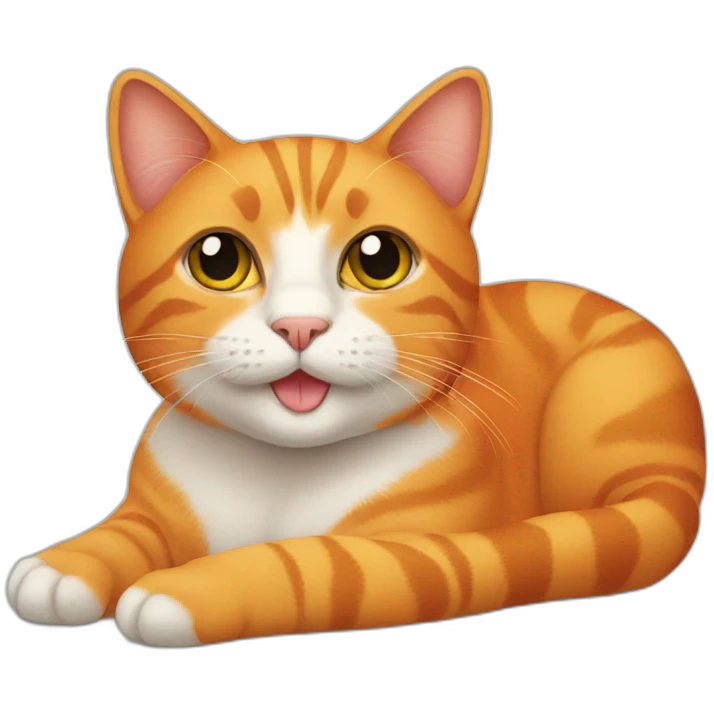 orange cat emoji