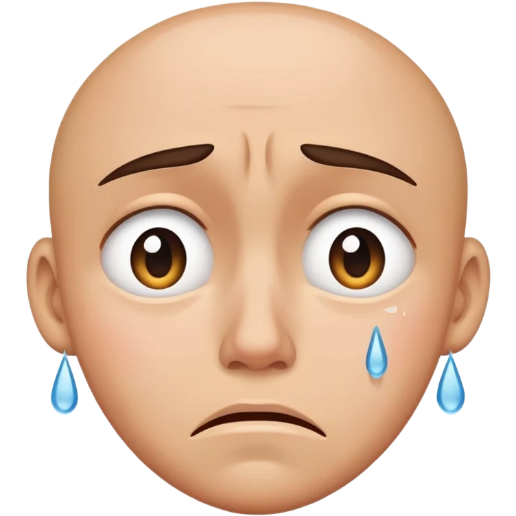 distraught face emoji