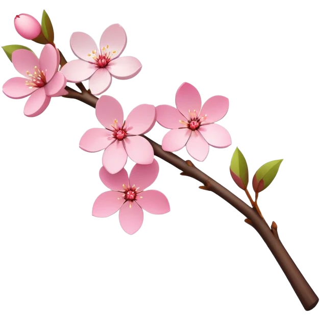 Sakura cherry blossom stick emoji