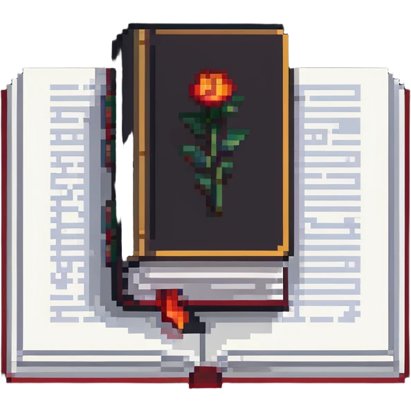 A single book with a bookmark emoji