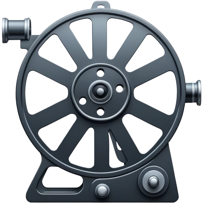 Film reel in cold emoji