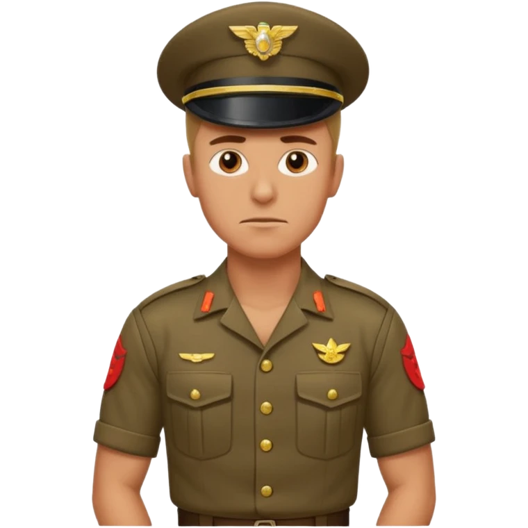 Drill instructor arms hip emoji
