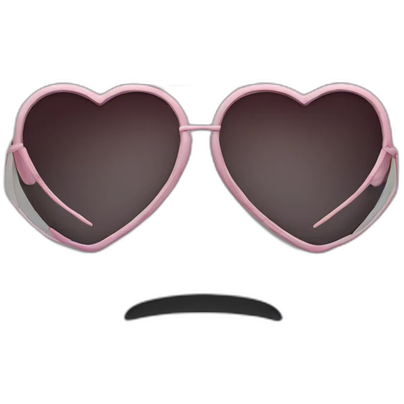 Heart with sunglasses emoji