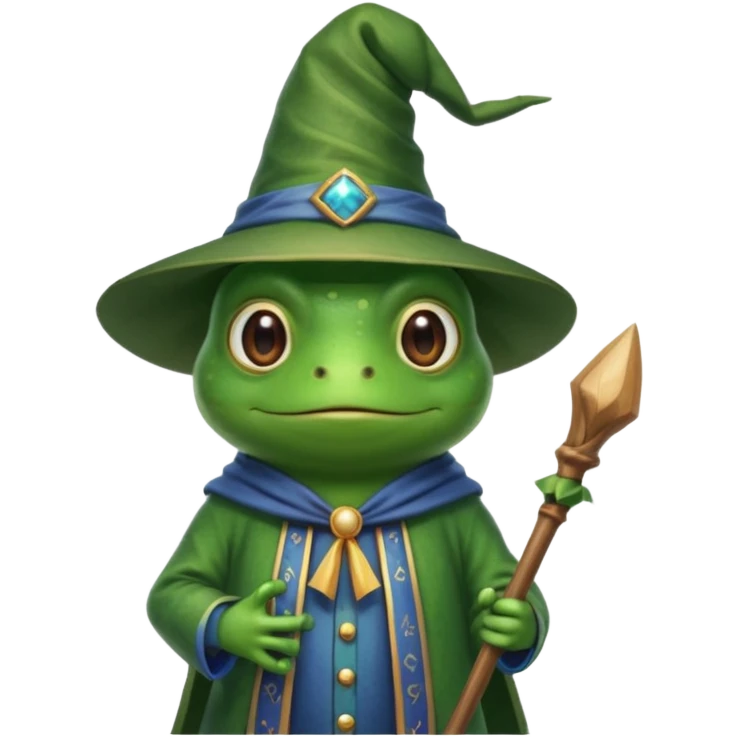 frog wizard emoji