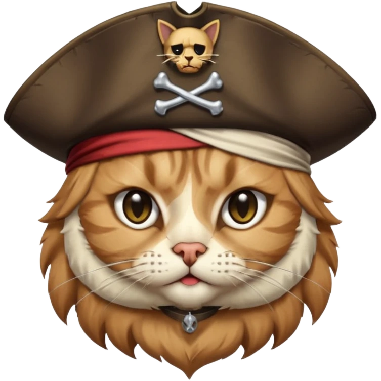 pirate cat emoji