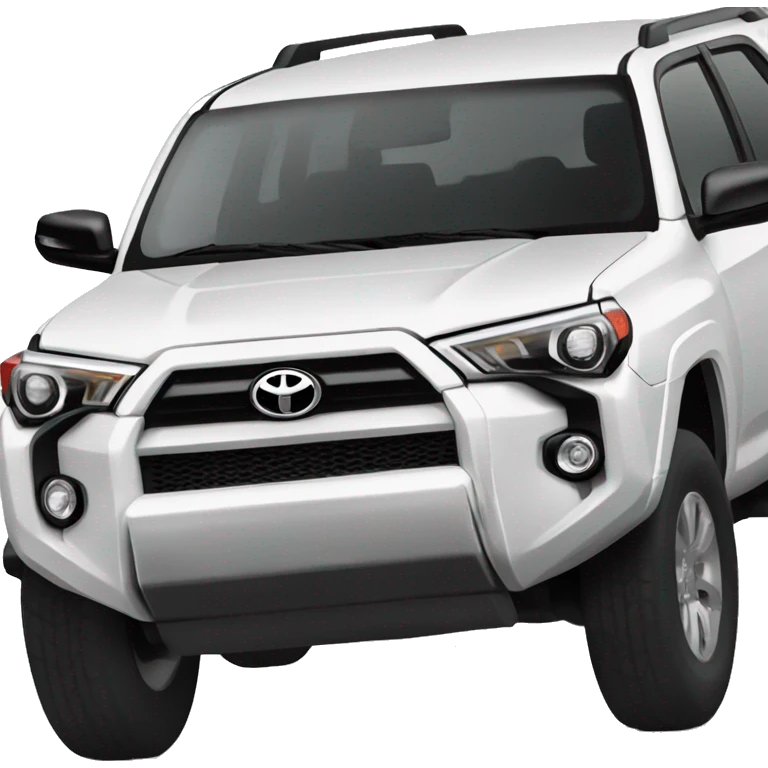 White Toyota 4runner emoji