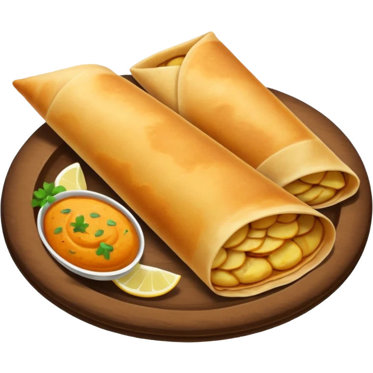 masala dosa in soiuth indoian styke emoji