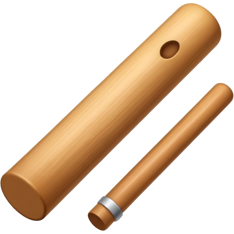 wooden stick (White Colour) emoji