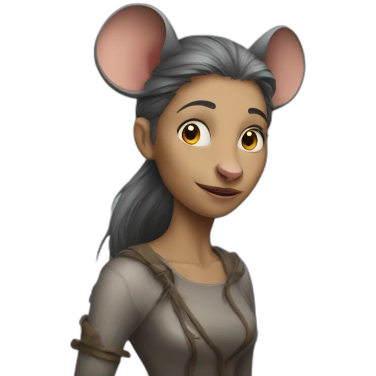 rat woman emoji
