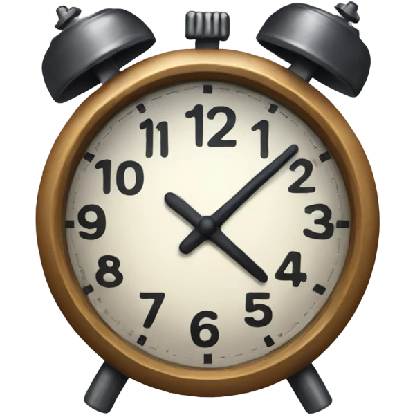 clock 13:45 emoji