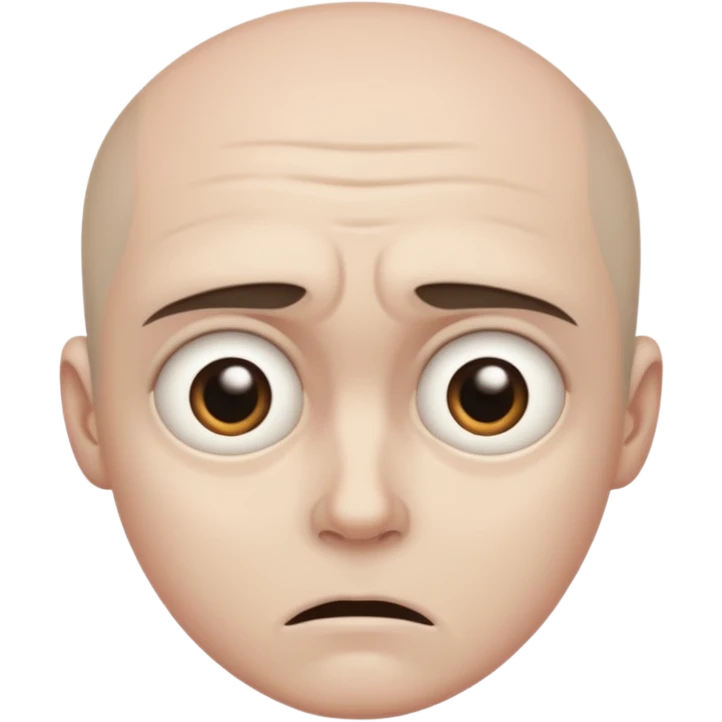 very disturbed face emoji