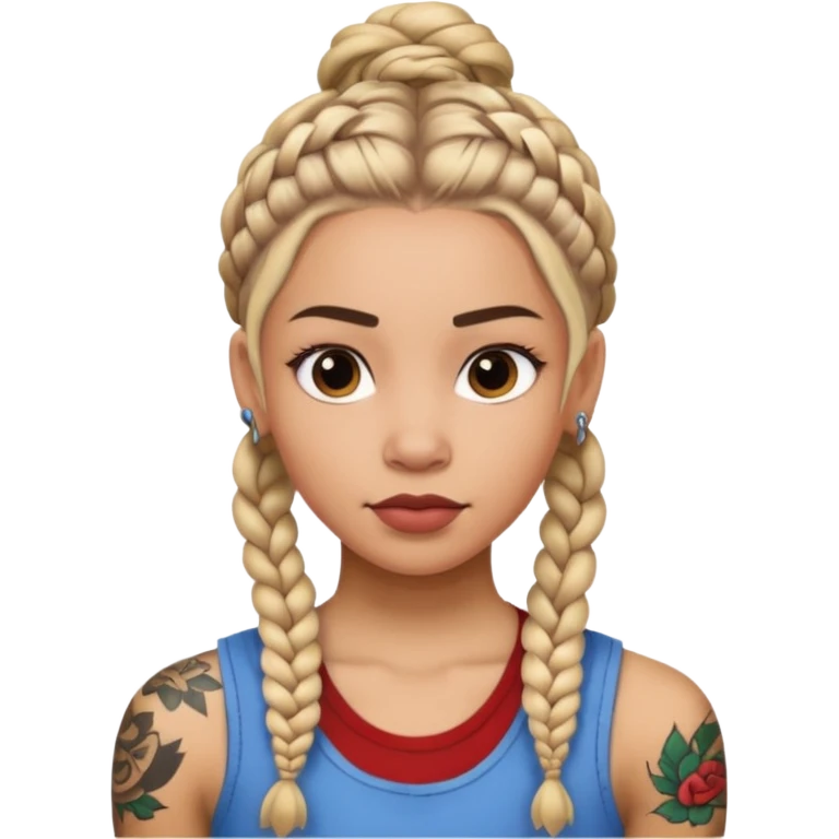 braided and tattoed emoji