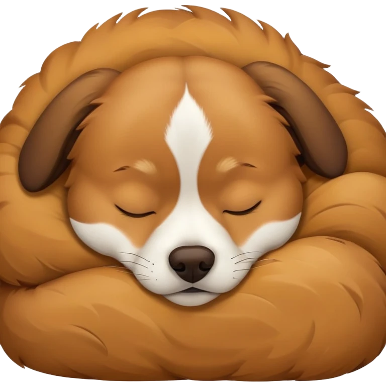 Perro durmiendo  emoji