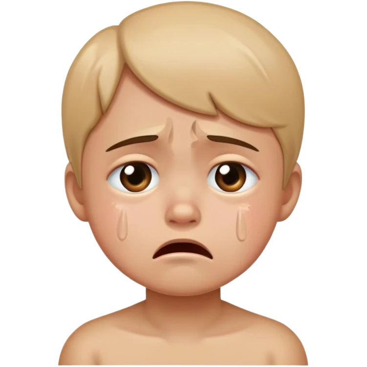 child labor kid who is crying emoji