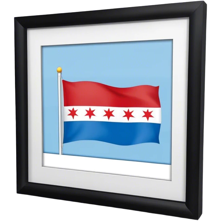 Chicago flag emoji