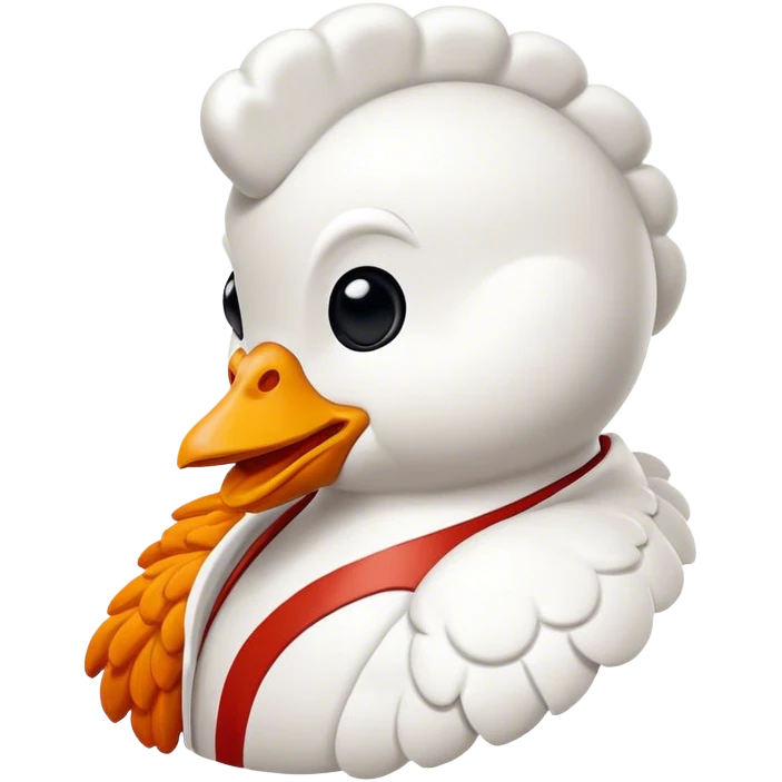 popeyes logo merged with Chick fil A logo emoji